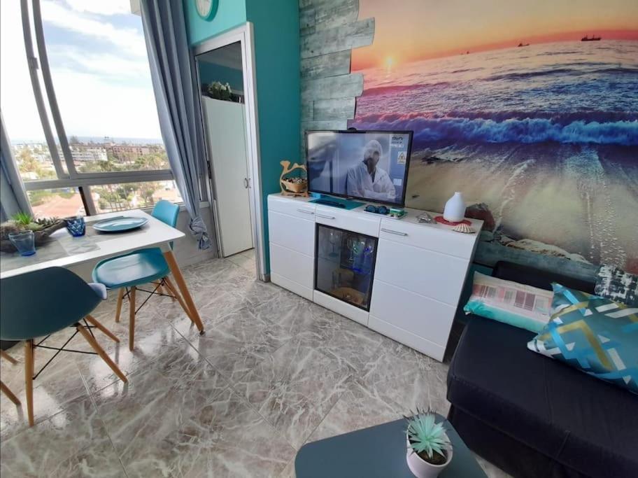 Traumhafte Wohnung Mit Panoramablick Und Pool Playa del Ingles  Exterior foto