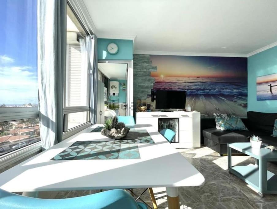 Traumhafte Wohnung Mit Panoramablick Und Pool Playa del Ingles  Exterior foto